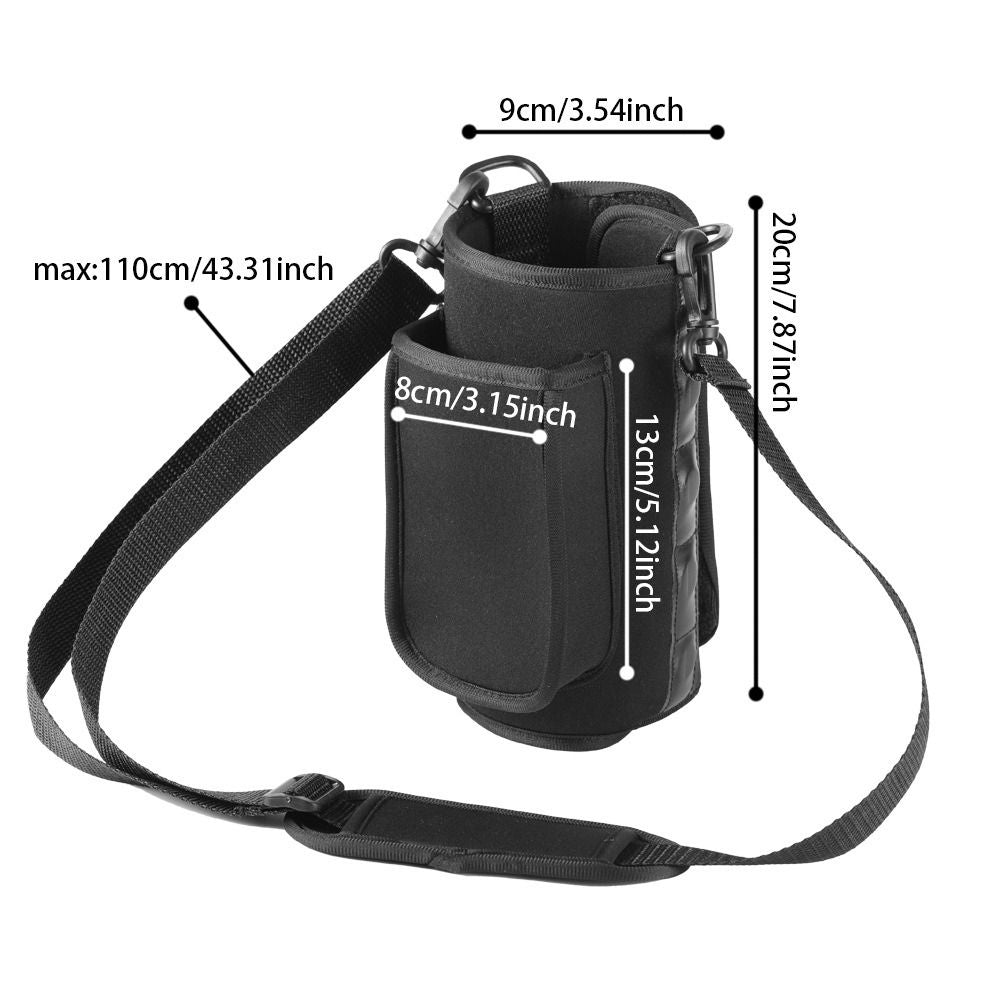 Magnetic Mesh Gym Bag – Durable Crossbody Water Bottle Carrier