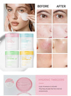 Lakerain Makeup Cotton Pad Teatree Pad Facial Toner Soothing Cotton Pad Calm Sensitive Skin Mild Texture Cotton Pad