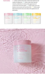 Lakerain Makeup Cotton Pad Teatree Pad Facial Toner Soothing Cotton Pad Calm Sensitive Skin Mild Texture Cotton Pad