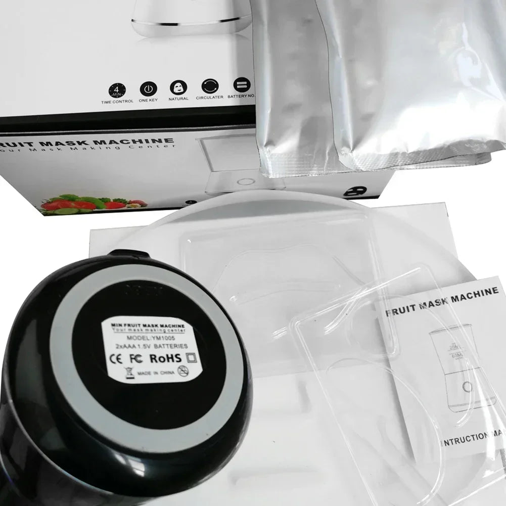 Face Mask Maker Machine Electric Facial Device Set Silicone Fruit Vegetable Mask Maker Tools Mask DIY for Salon Home Skin Care