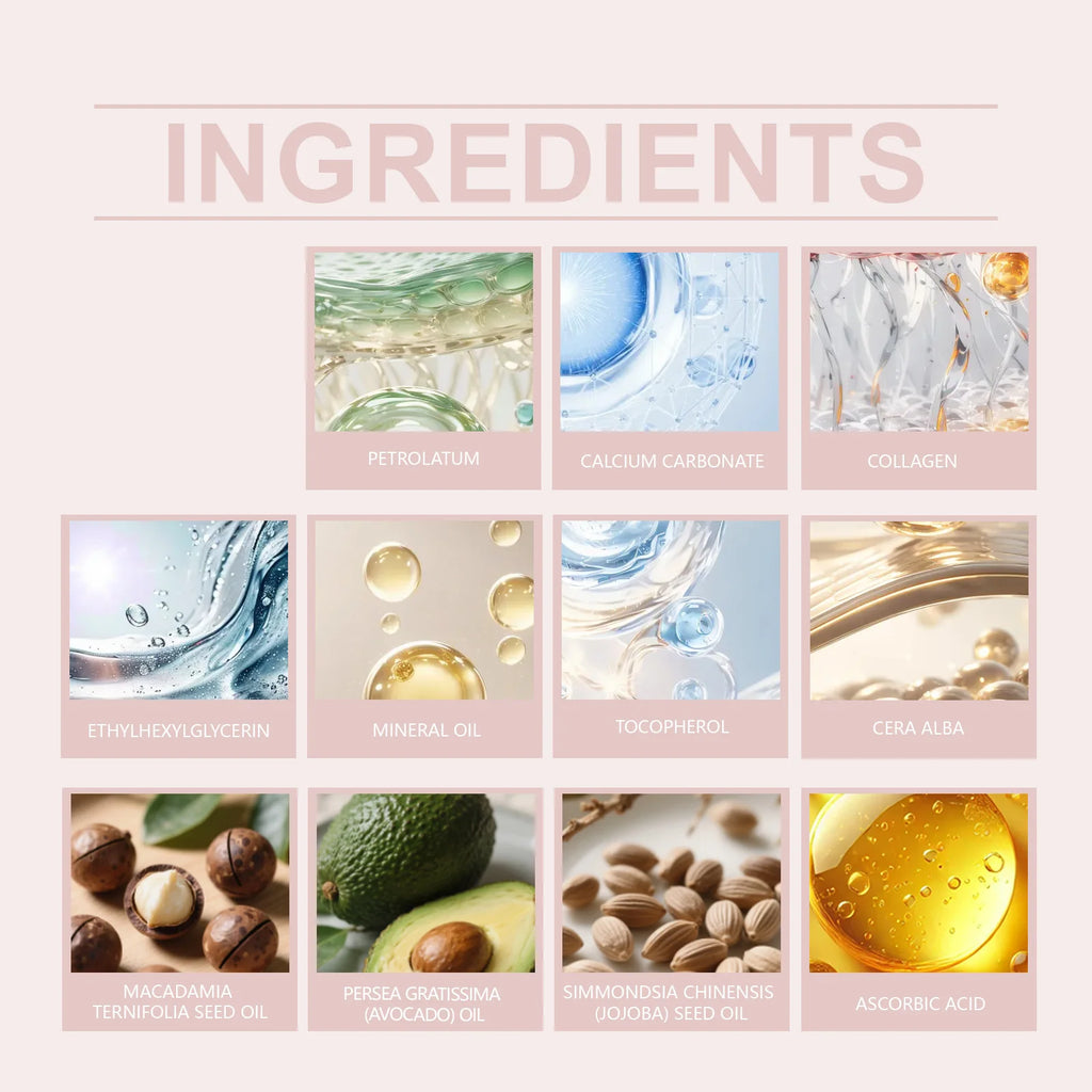 Calcium Skincare Set Anti-Aging Calcium Volume Facial Serum Eye Patches Multi Balm Fade Fine Lines Reduce Dark Circles Nourishes