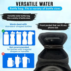 Magnetic Mesh Gym Bag – Durable Crossbody Water Bottle Carrier