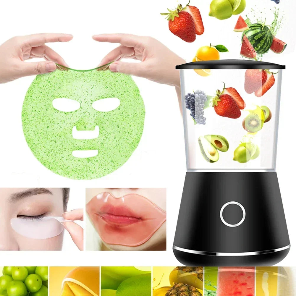 Face Mask Maker Machine Electric Facial Device Set Silicone Fruit Vegetable Mask Maker Tools Mask DIY for Salon Home Skin Care