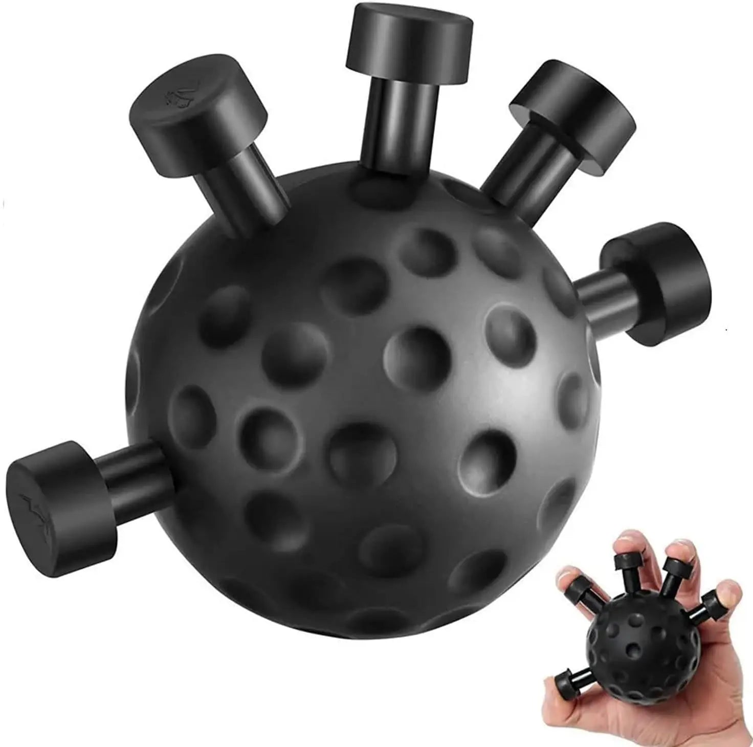 5-Finger Hand Grip Strengthener Finger Exerciser Ball