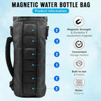 Magnetic Mesh Gym Bag – Durable Crossbody Water Bottle Carrier