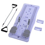 At Home Pilates Board Foldable 4-in-1 Exercise Ab Wheel Roller Exercise Equipment for Home Gym Workout Core Trainer