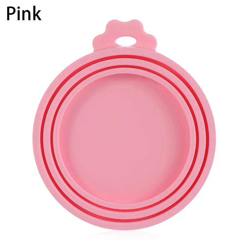 3 In 1 Silicone Canned Lid Reusable Food Tin Cover Keep Fresh Kitchen Organization Pet Supplies