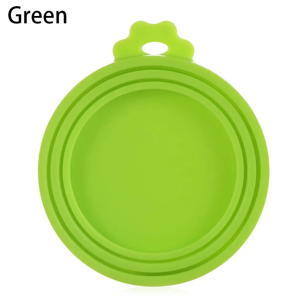 3 In 1 Silicone Canned Lid Reusable Food Tin Cover Keep Fresh Kitchen Organization Pet Supplies