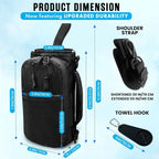 Magnetic Mesh Gym Bag – Durable Crossbody Water Bottle Carrier