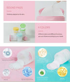 Lakerain Makeup Cotton Pad Teatree Pad Facial Toner Soothing Cotton Pad Calm Sensitive Skin Mild Texture Cotton Pad