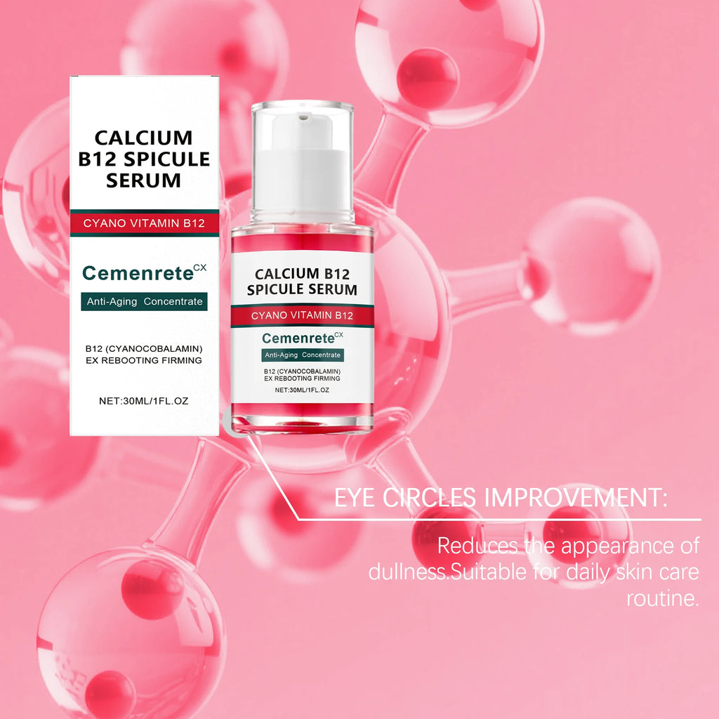 Calcium Skincare Set Anti-Aging Calcium Volume Facial Serum Eye Patches Multi Balm Fade Fine Lines Reduce Dark Circles Nourishes