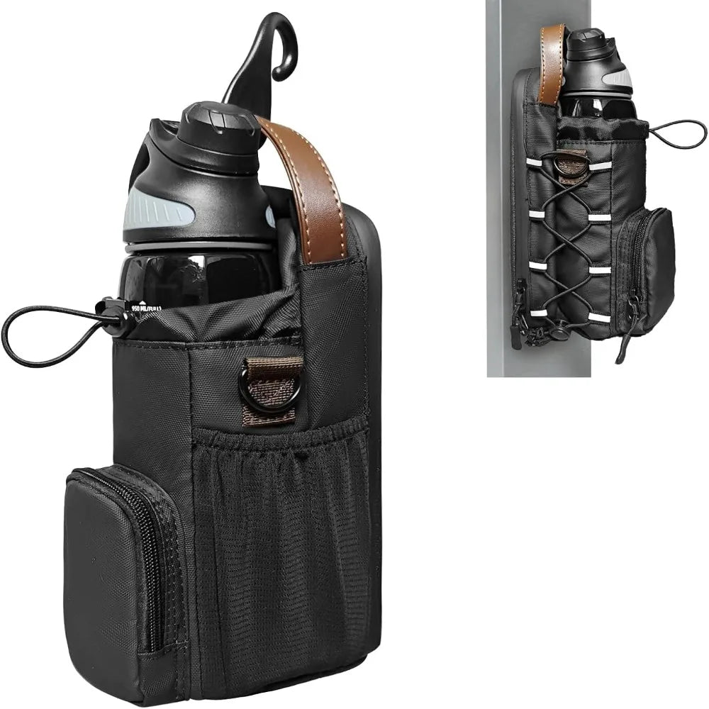 Magnetic Mesh Gym Bag – Durable Crossbody Water Bottle Carrier