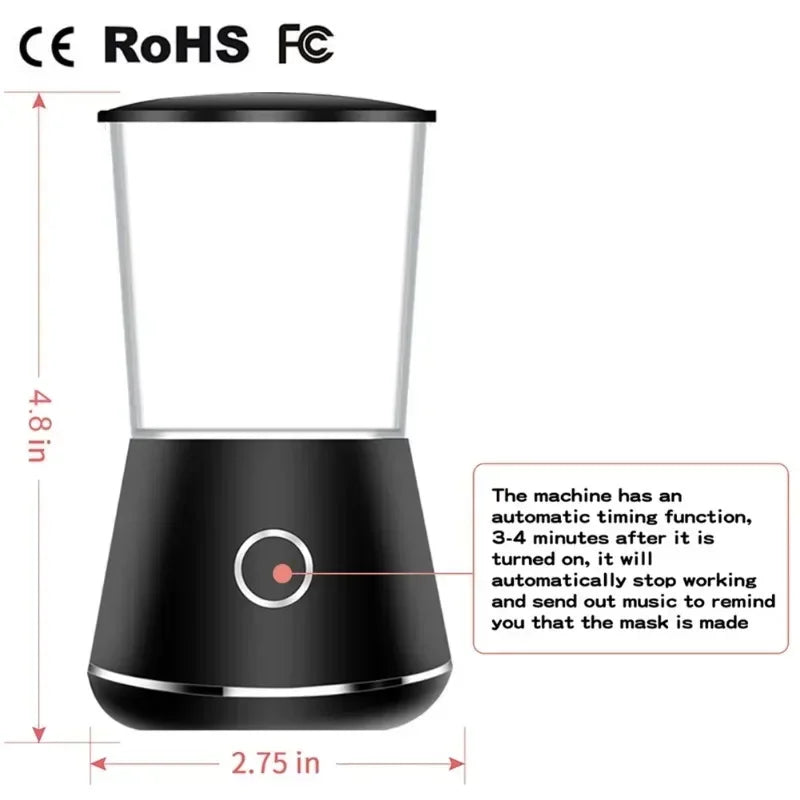 Face Mask Maker Machine Electric Facial Device Set Silicone Fruit Vegetable Mask Maker Tools Mask DIY for Salon Home Skin Care