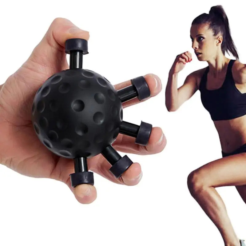 5-Finger Hand Grip Strengthener Finger Exerciser Ball