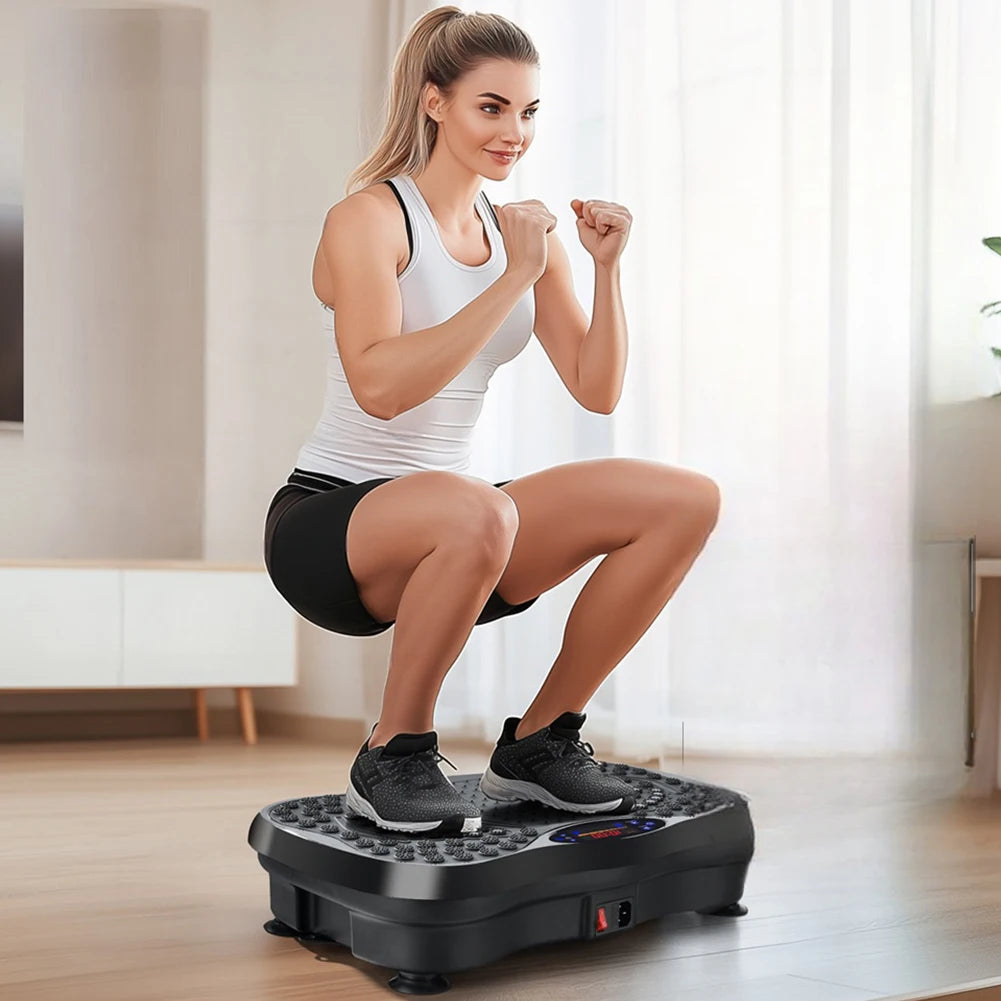 Bluetooth Vibration Plate – Full Body Shaker, Adjustable Speed, Fat Loss Machine