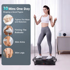 Bluetooth Vibration Plate – Full Body Shaker, Adjustable Speed, Fat Loss Machine