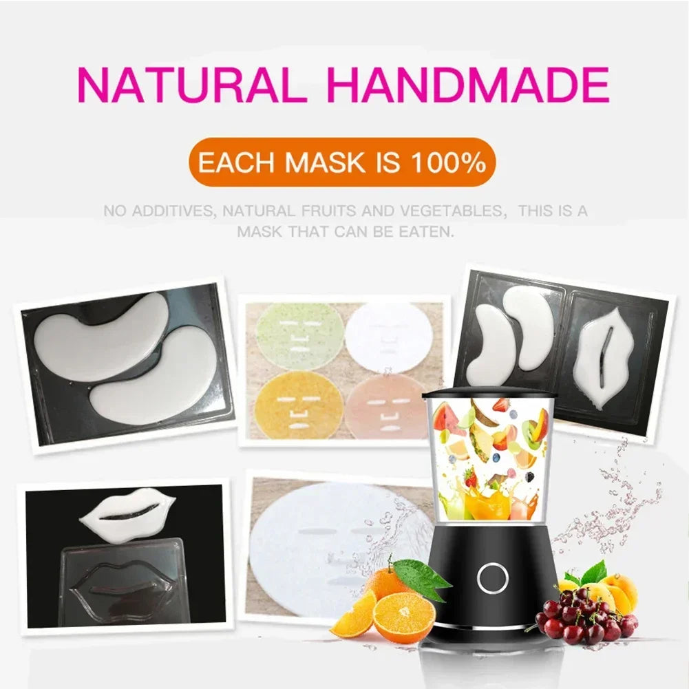 Face Mask Maker Machine Electric Facial Device Set Silicone Fruit Vegetable Mask Maker Tools Mask DIY for Salon Home Skin Care