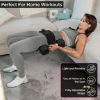 Adjustable Hip Thrust Belt – Glute Workout Trainer for Men & Women