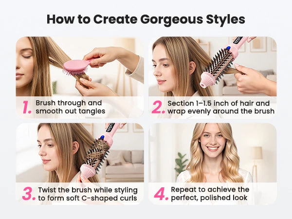 1.5″ Thermal Blowout Round Brush