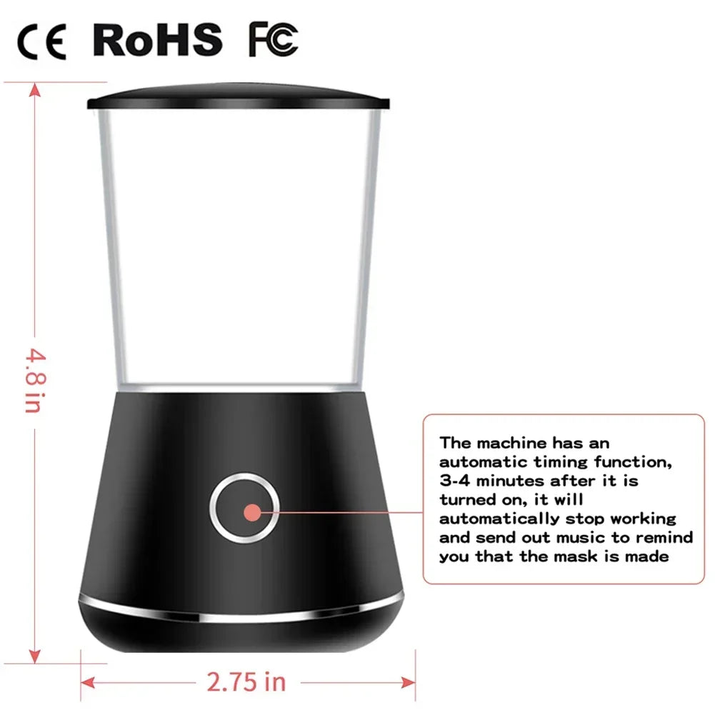 Face Mask Maker Machine Electric Facial Device Set Silicone Fruit Vegetable Mask Maker Tools Mask DIY for Salon Home Skin Care