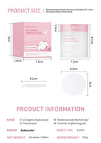 Lakerain Makeup Cotton Pad Teatree Pad Facial Toner Soothing Cotton Pad Calm Sensitive Skin Mild Texture Cotton Pad